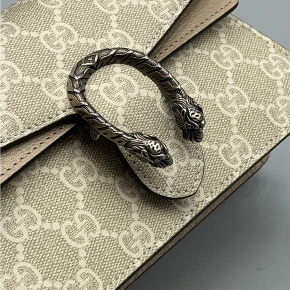 Gucci Eggshell Top Handle Dionysus with Chain - Picture 9 of 13